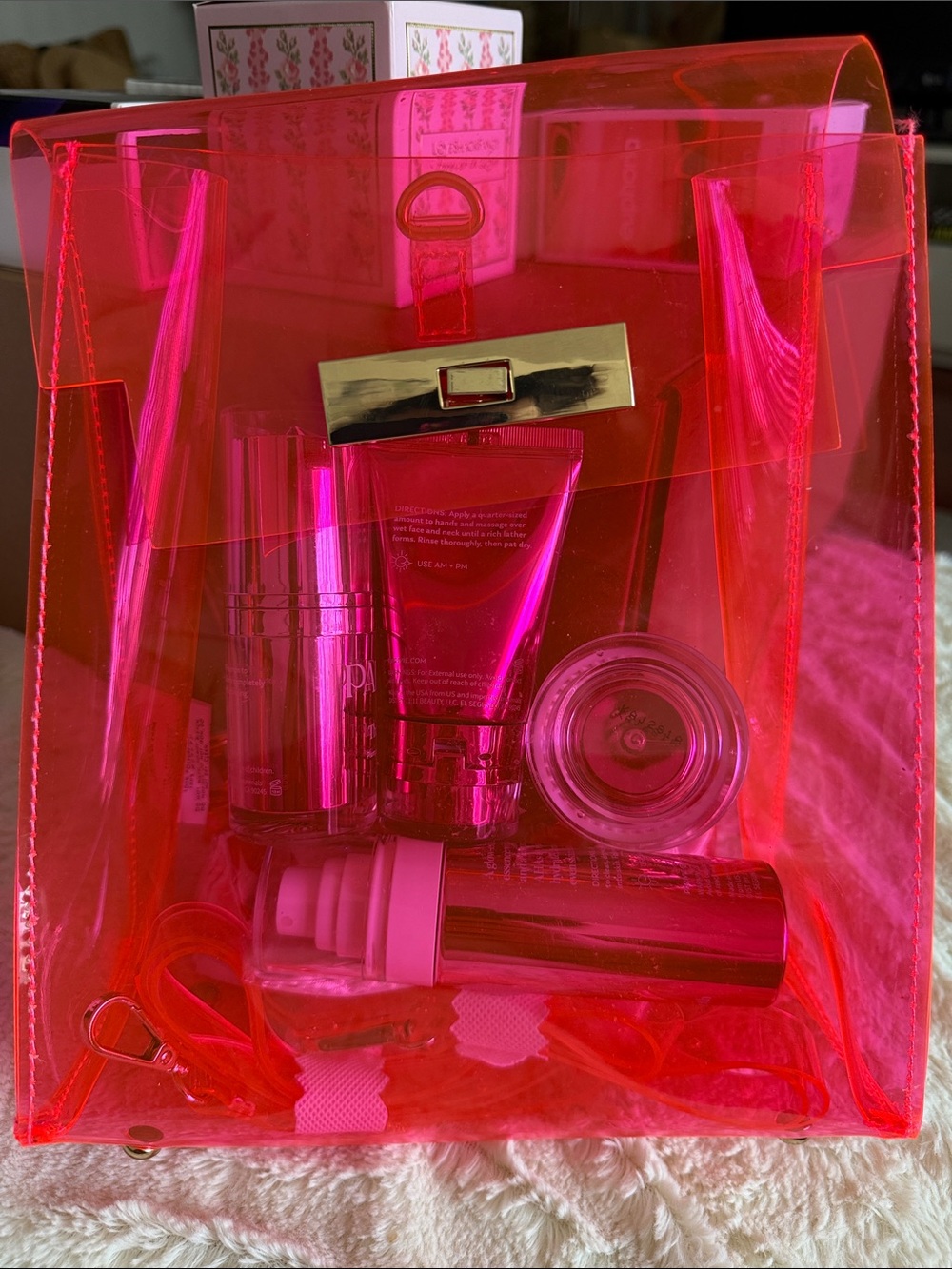 Parívie Paris Hilton Skincare Gift Set Serum, Cleanser, Barrier Cream & Elixir